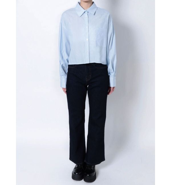 MURUA「クロップドストライプシャツ」|シャツ・ブラウス|