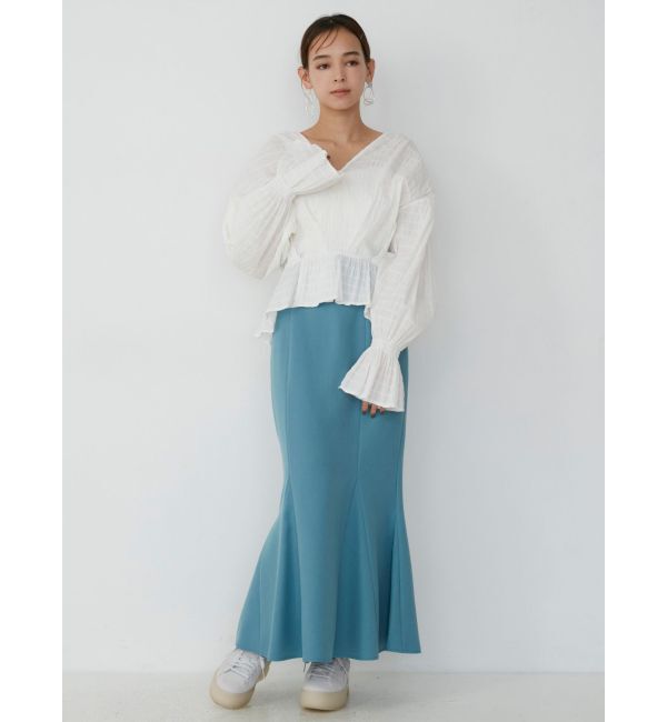 MURUA「カシュクールタックブラウス」|シャツ・ブラウス|