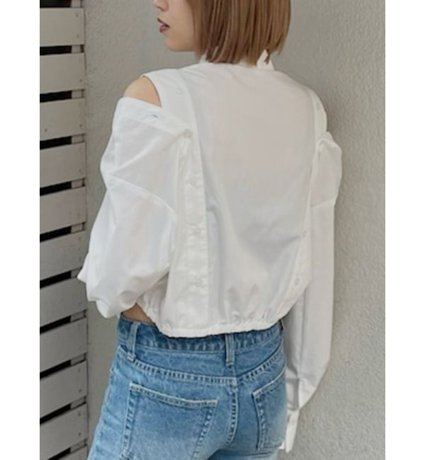 MURUA「2WAYシャツ」|シャツ・ブラウス|ホワイト