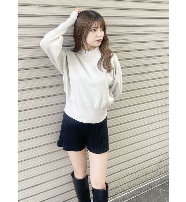 MURUA「リブニットキュロット【ショートパンツ】」|キュロット|