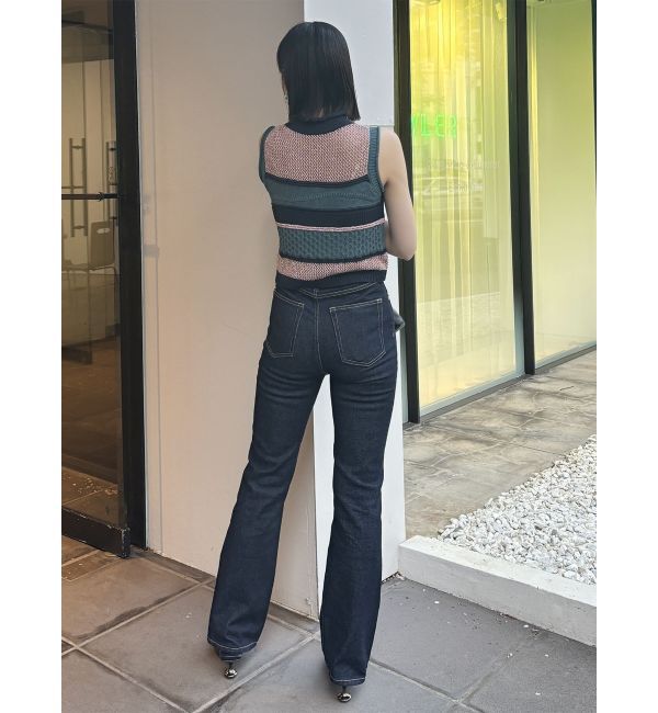 MURUA「ハイウエストヴィンテージフレアデニム」|デニム|