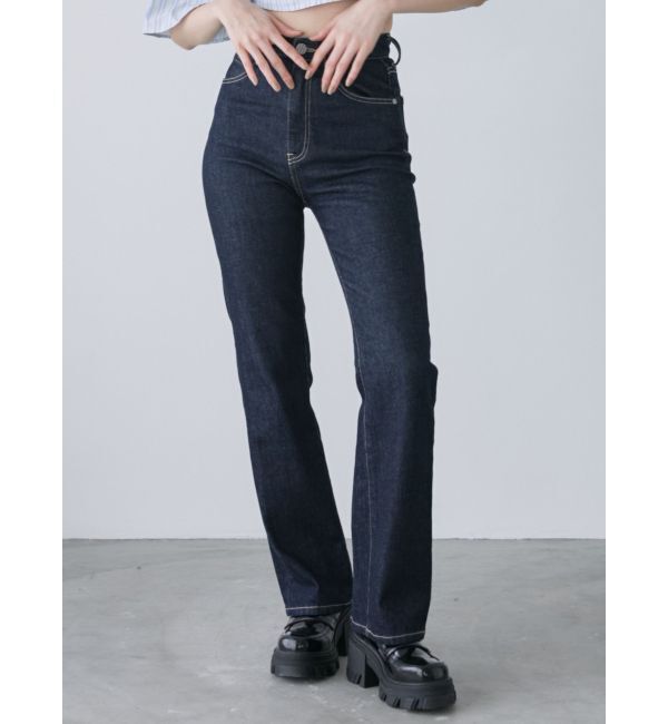 MURUA「ハイウエストヴィンテージフレアデニム」|デニム|