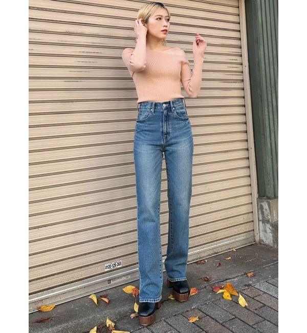 MURUA「ハイウエストヴィンテージフレアデニム」|デニム|