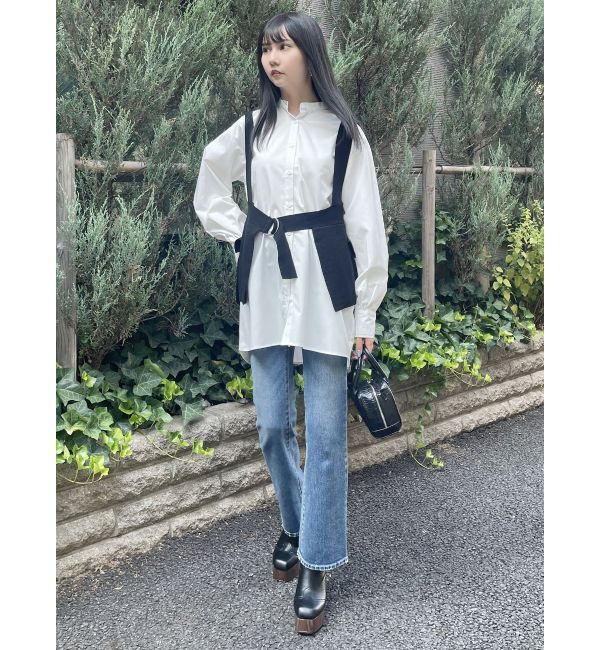 MURUA「ハイウエストヴィンテージフレアデニム」|デニム|