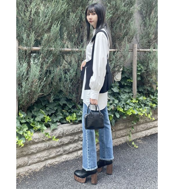 MURUA「ハイウエストヴィンテージフレアデニム」|デニム|