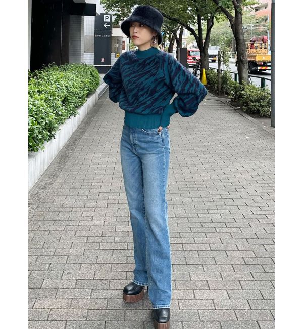 MURUA「ハイウエストヴィンテージフレアデニム」|デニム|