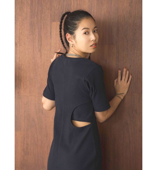 Ungrid「ハーフスリーブカットワンピース」|ワンピース|