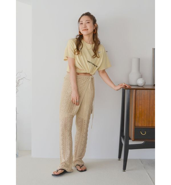 Ungrid「ミックスロゴデザインTee」|Tシャツ・カットソー|