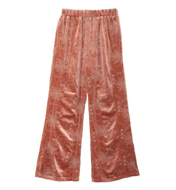 Ungrid「ベロア刺繍ラフパンツ」|その他|