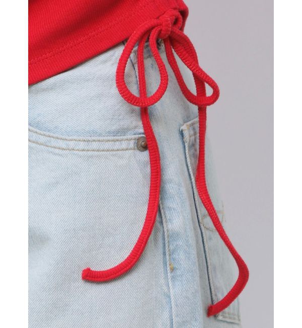 Ungrid「サイドギャザーボートネックTee」|Tシャツ・カットソー|