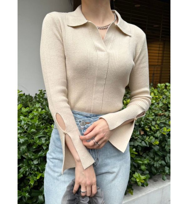 LAGUNAMOON「【WEB限定】カラーメランジニットプルオーバー」|ニット・セーター|