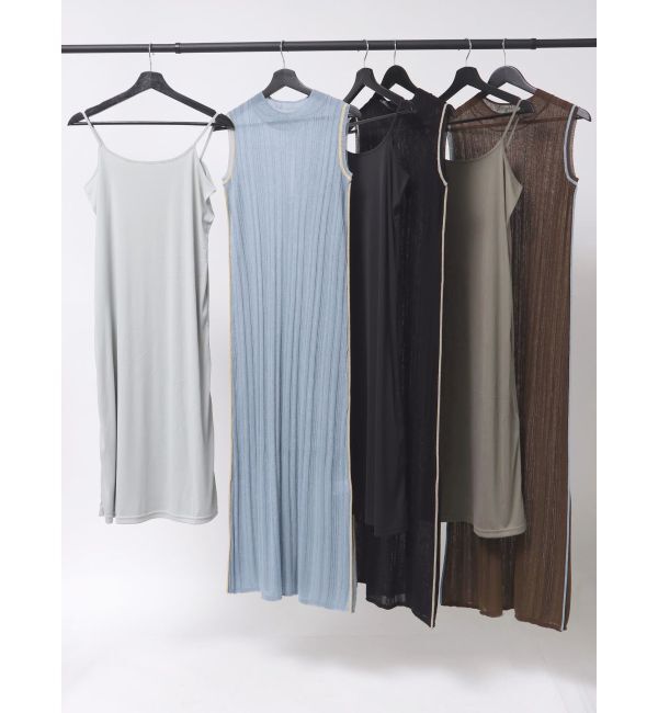 LAGUNAMOON「【WEB限定】ラインニットワンピース」|ワンピース|