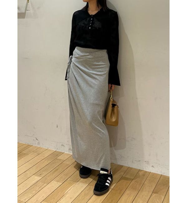 LAGUNAMOON「シアージャガードビッグカラーニットプルオーバー」|ニット・セーター|