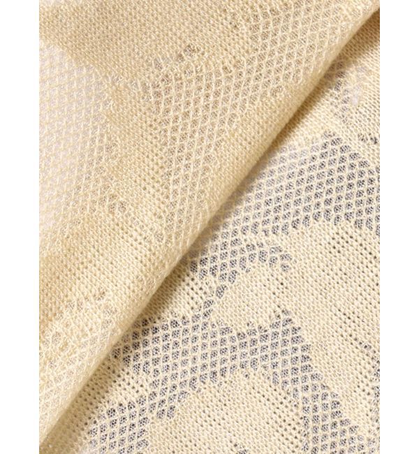 LAGUNAMOON「シアージャガードビッグカラーニットプルオーバー」|ニット・セーター|