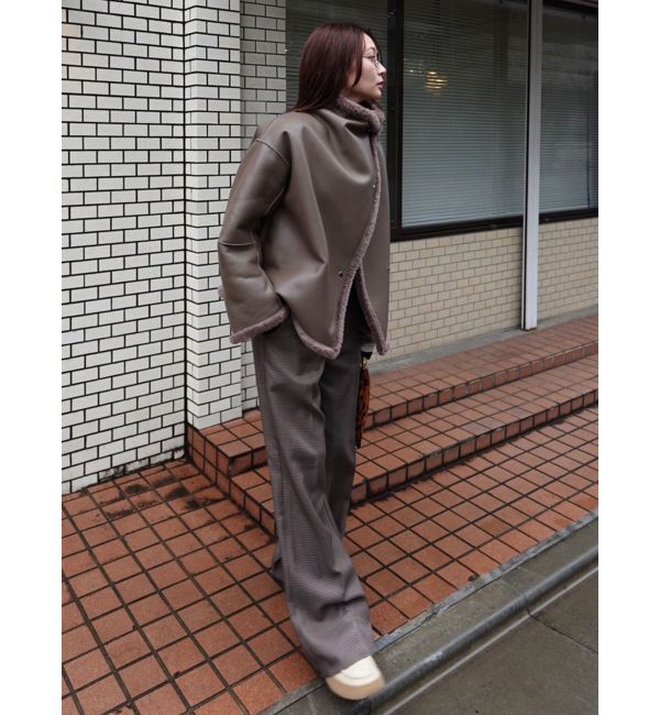 LAGUNAMOON「【REVIVAL】フェイクムートンスタンドカラーコート」|その他|