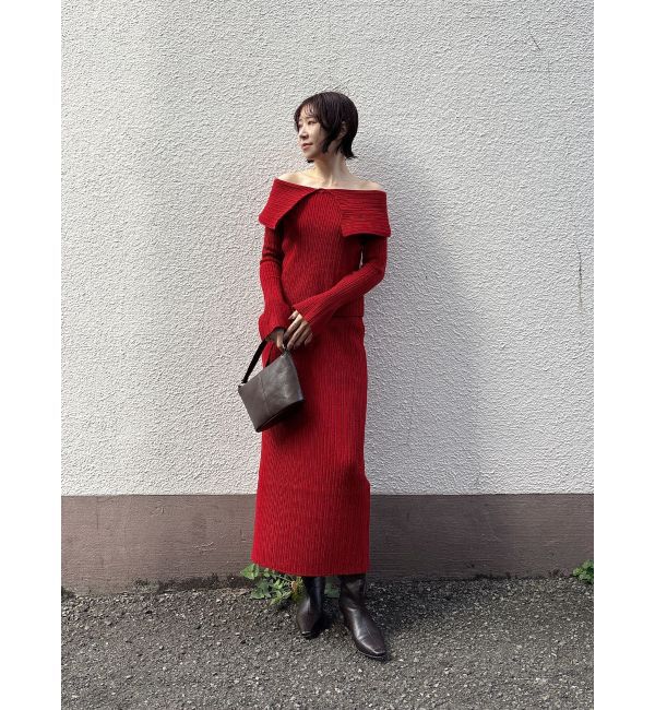 LAGUNAMOON「【POLO BCSコラボ】Iラインニットスカート」|スカート|