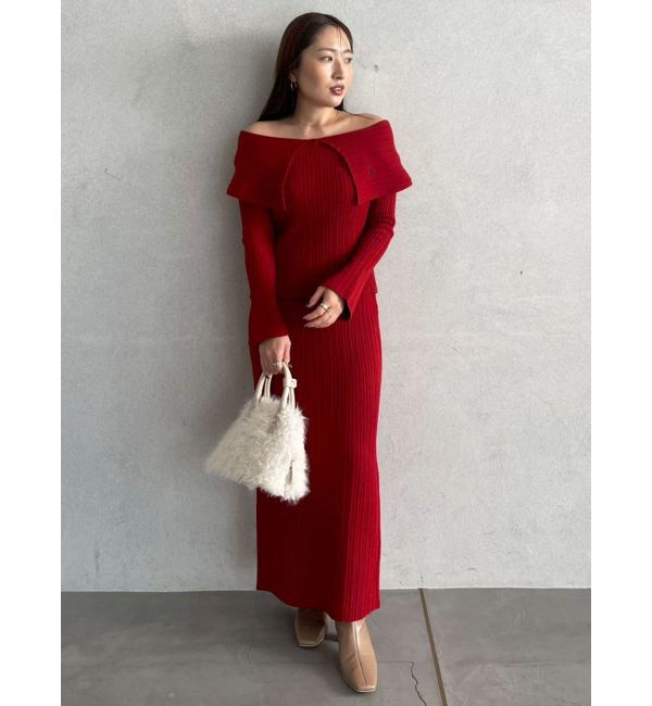 LAGUNAMOON「【POLO BCSコラボ】Iラインニットスカート」|スカート|