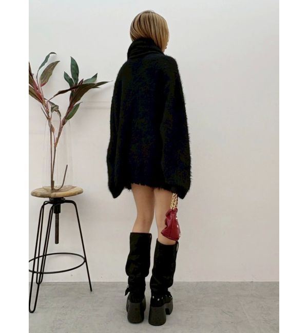 EVRIS「マフラーSETシャギーニットトップス」|ニット・セーター|