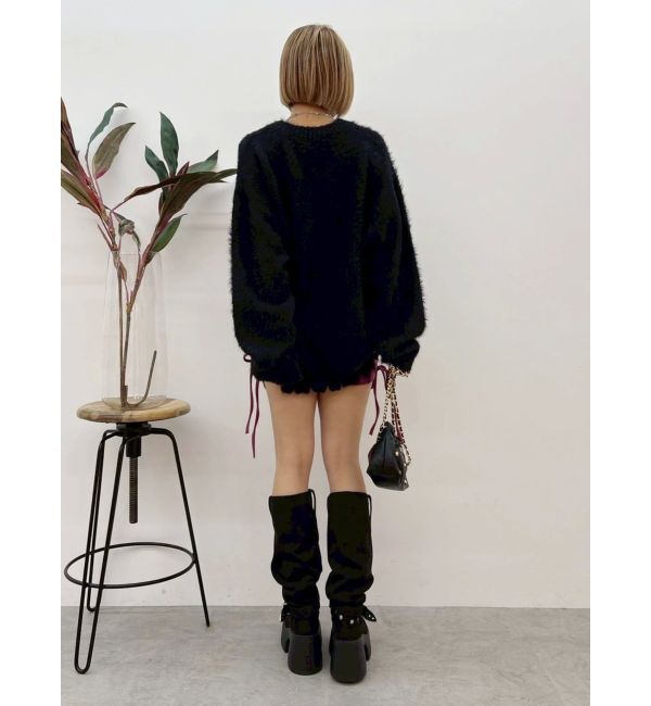 EVRIS「マフラーSETシャギーニットトップス」|ニット・セーター|