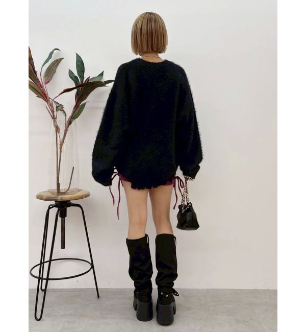 EVRIS「マフラーSETシャギーニットトップス」|ニット・セーター|