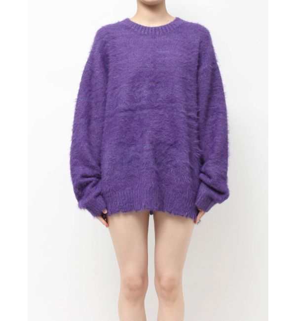 EVRIS「マフラーSETシャギーニットトップス」|ニット・セーター|