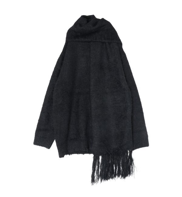 EVRIS「マフラーSETシャギーニットトップス」|ニット・セーター|