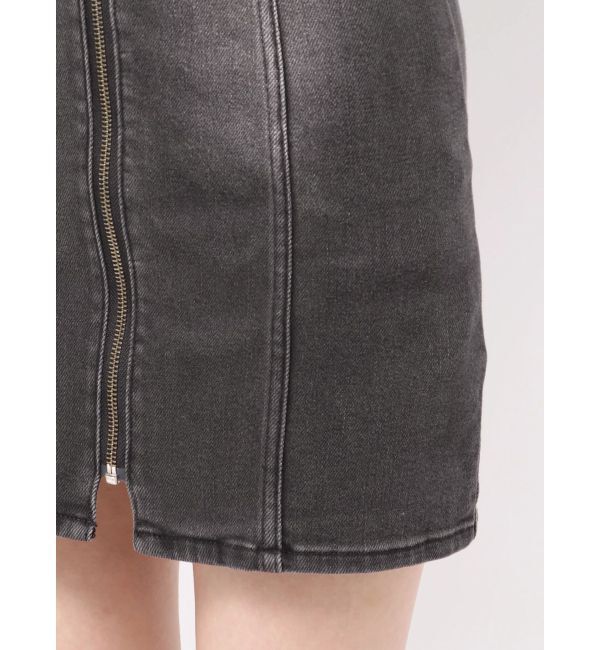 EVRIS「オフショルデニムミニワンピース」|ワンピース|