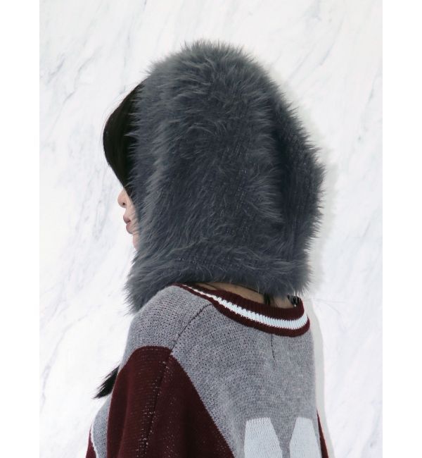 jouetie「シャギーフードバラクラバ」|スヌード|