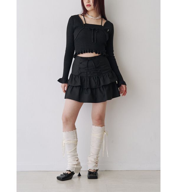 jouetie「フリルニットアンサンブル」|ニット・セーター|