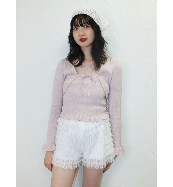 jouetie「フリルニットアンサンブル」|ニット・セーター|