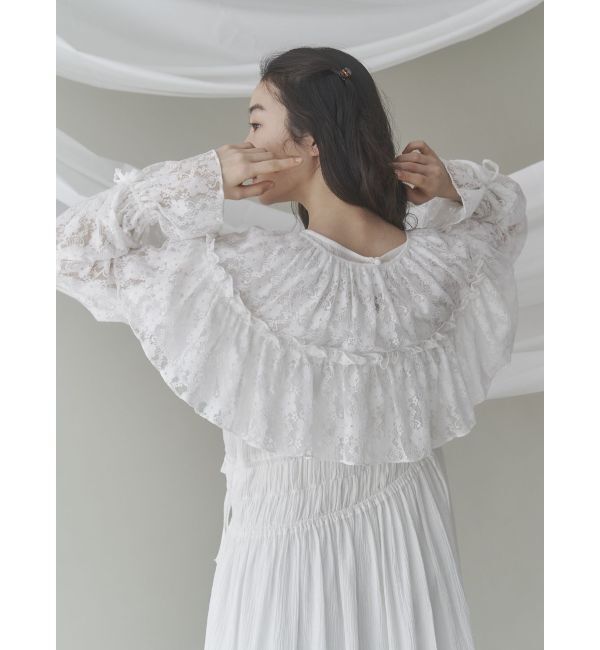 merry jenny「レースフレアボレロ」|シャツ・ブラウス|