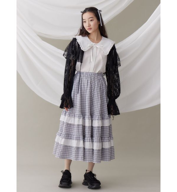 merry jenny「レースフレアボレロ」|シャツ・ブラウス|