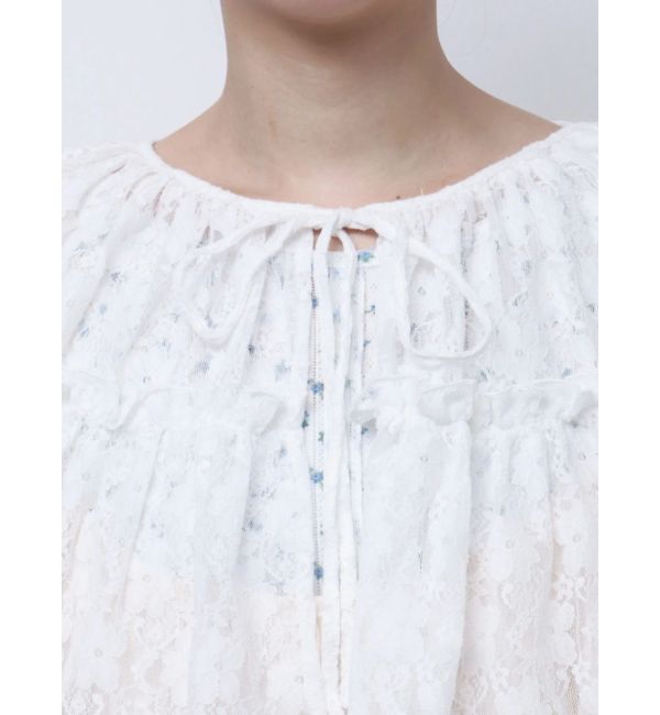 merry jenny「レースフレアボレロ」|シャツ・ブラウス|