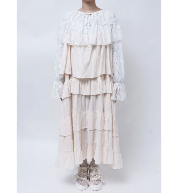 merry jenny「レースフレアボレロ」|シャツ・ブラウス|