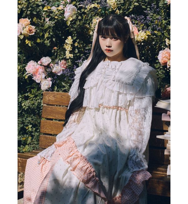 merry jenny「レースフレアボレロ」|シャツ・ブラウス|