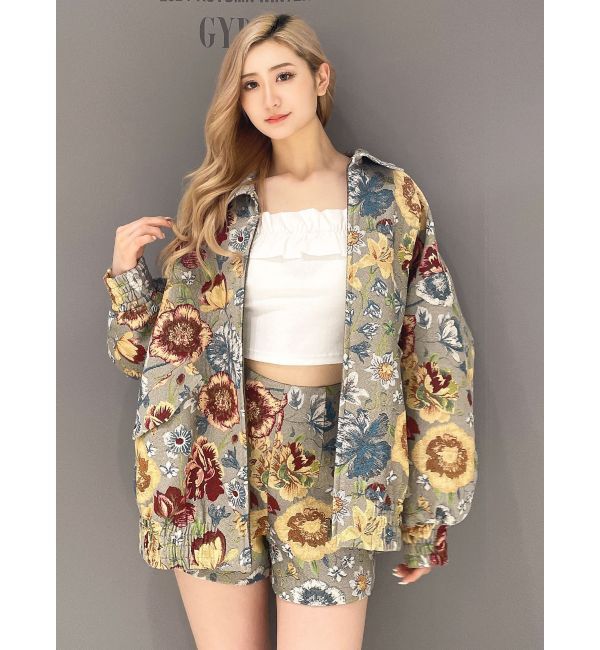 GYDA「Gobelinブルゾン【SETUP着用可】」|ブルゾン・スタジャン|