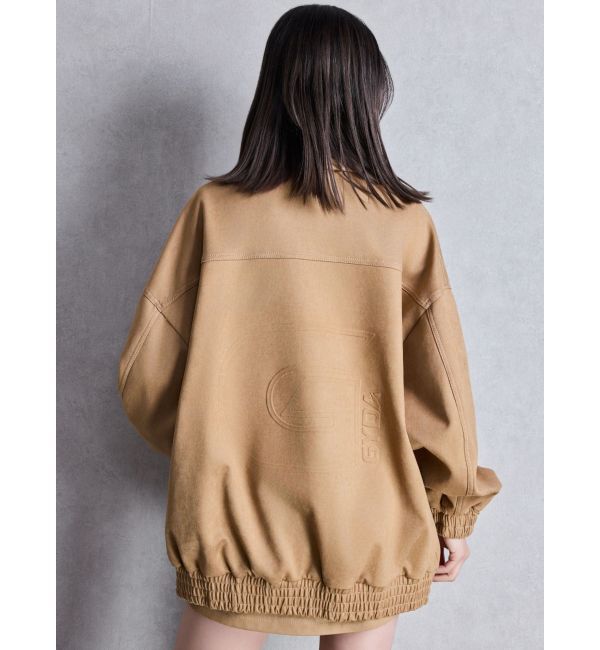 GYDA「Gバックエンボスジャケット」|ブルゾン・スタジャン|