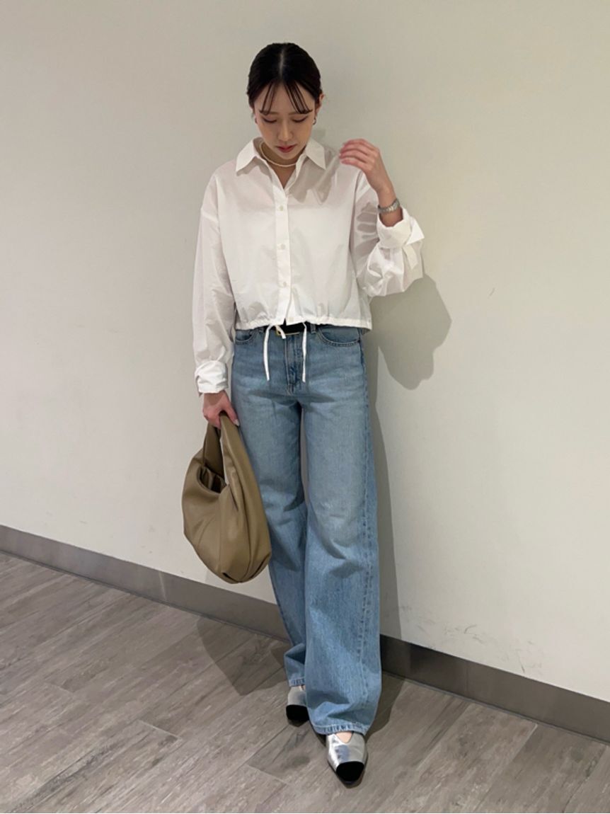 Mila Owen「ミッドライズストレートデニムパンツ【ウォッシャブル】」|デニム|