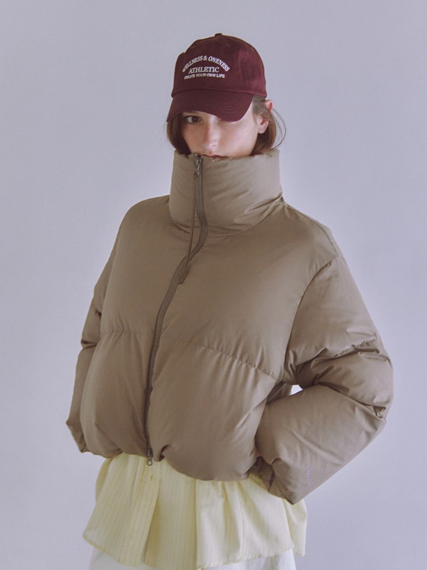 emmi atelier「クロップドフォルムダウンコート」|ダウン|