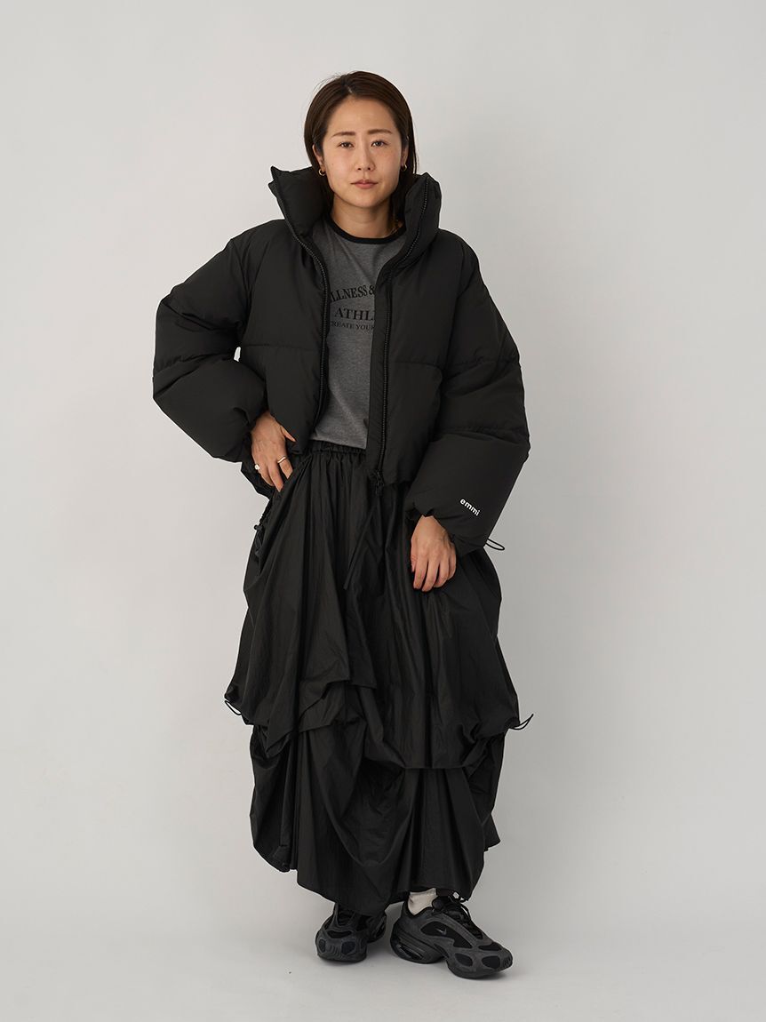 emmi atelier「クロップドフォルムダウンコート」|ダウン|