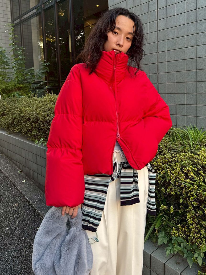 emmi atelier「クロップドフォルムダウンコート」|ダウン|