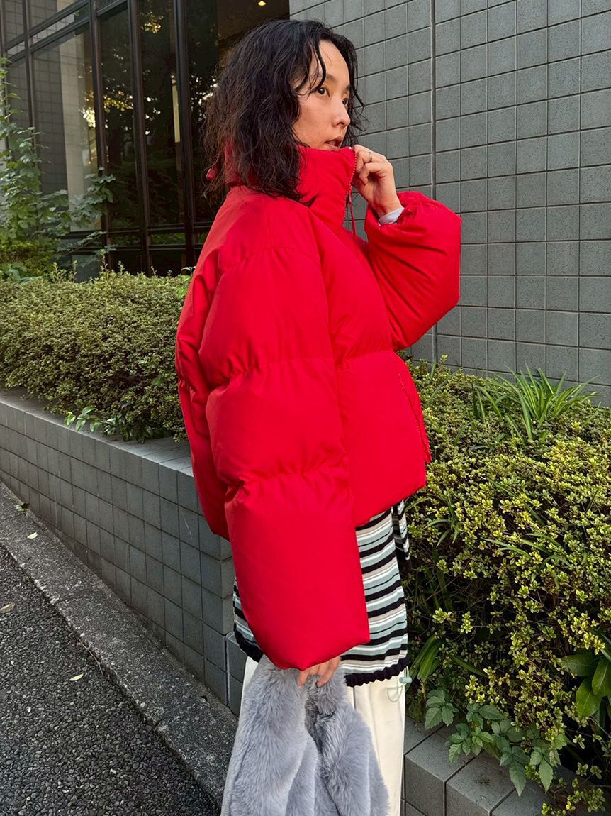 emmi atelier「クロップドフォルムダウンコート」|ダウン|