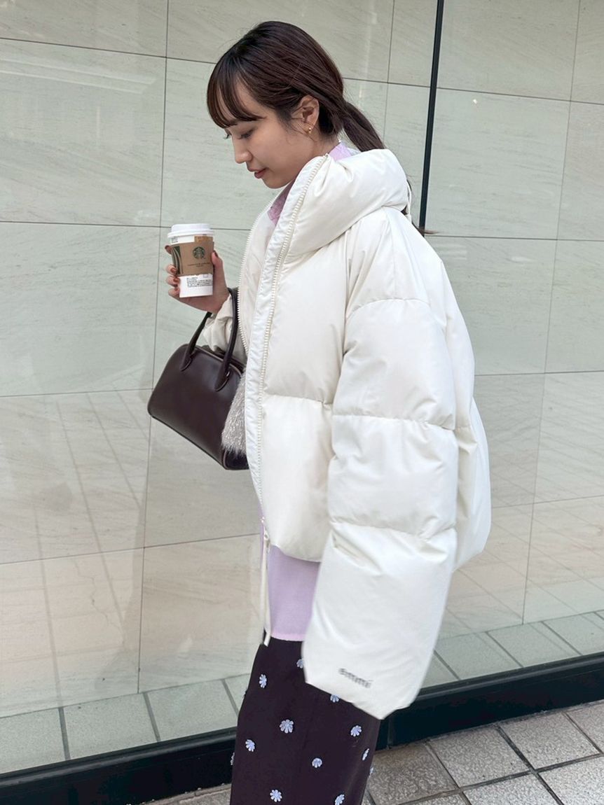 emmi atelier「クロップドフォルムダウンコート」|ダウン|