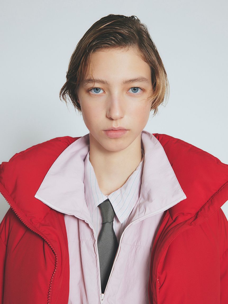 emmi atelier「クロップドフォルムダウンコート」|ダウン|