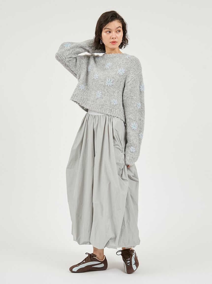 emmi atelier「【ONLINE限定カラー】ツイストバルーンスカート」|スカート|