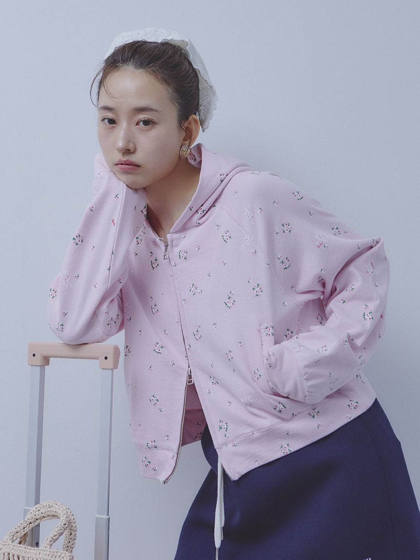 FURFUR「【限定カラー】フラワープリントパーカー」|パーカー|