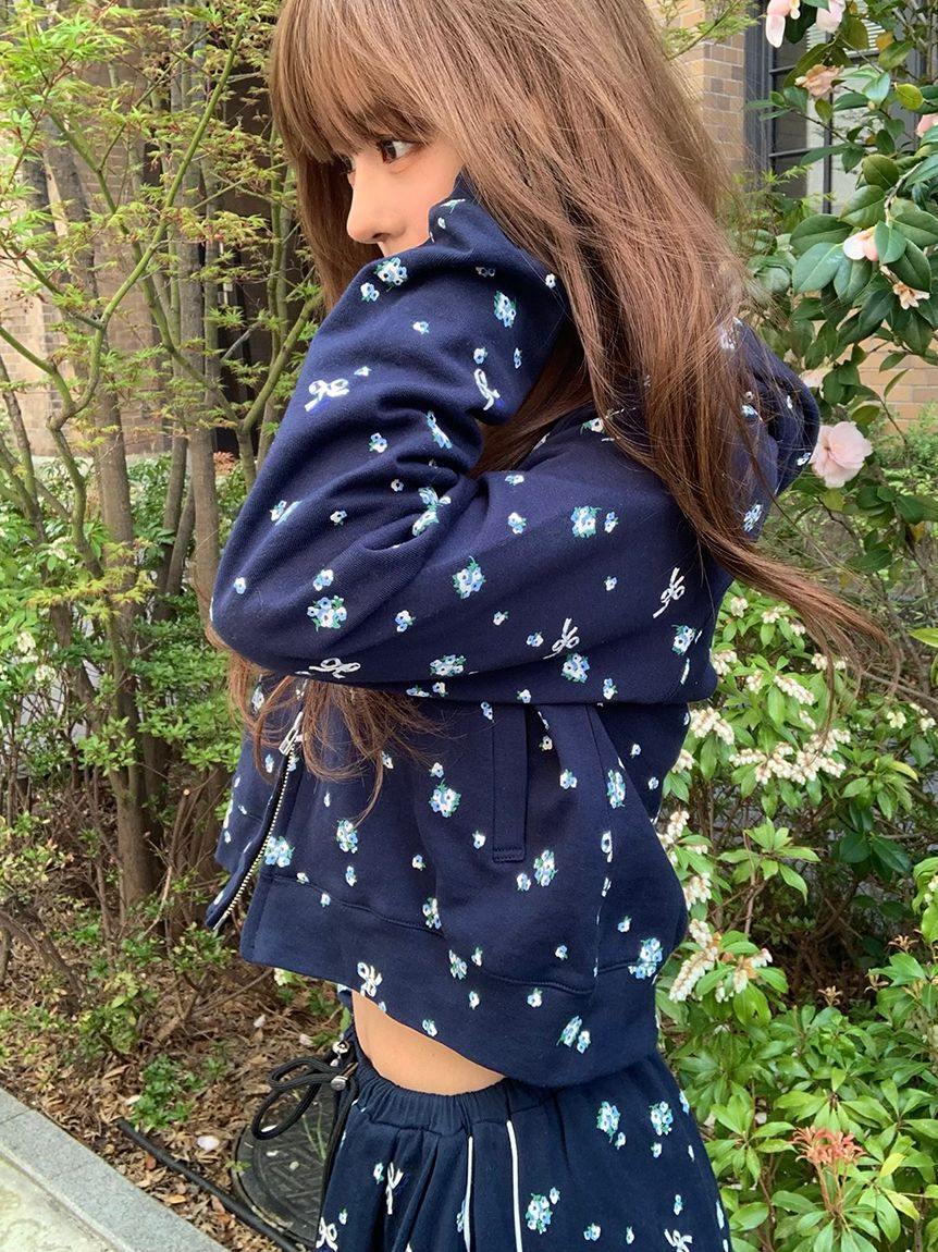 FURFUR「【限定カラー】フラワープリントパーカー」|パーカー|