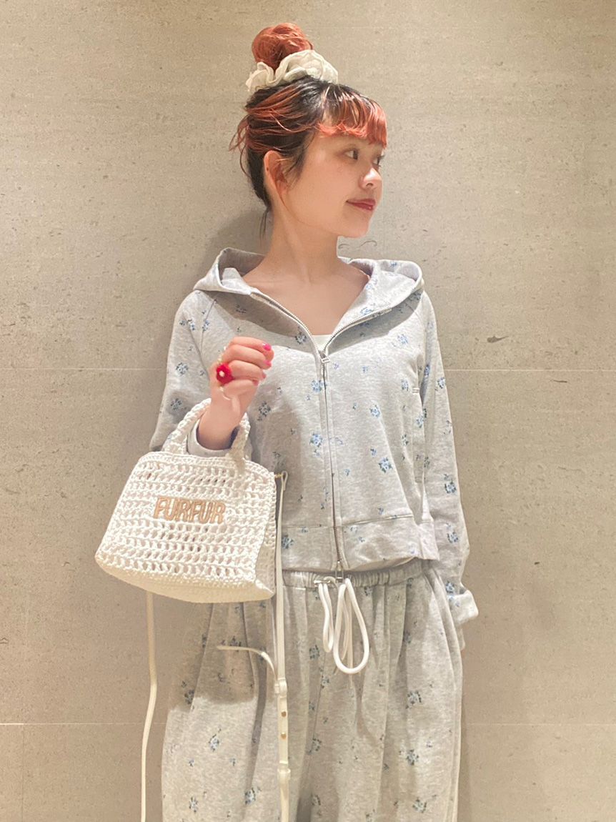 FURFUR「【限定カラー】フラワープリントパーカー」|パーカー|