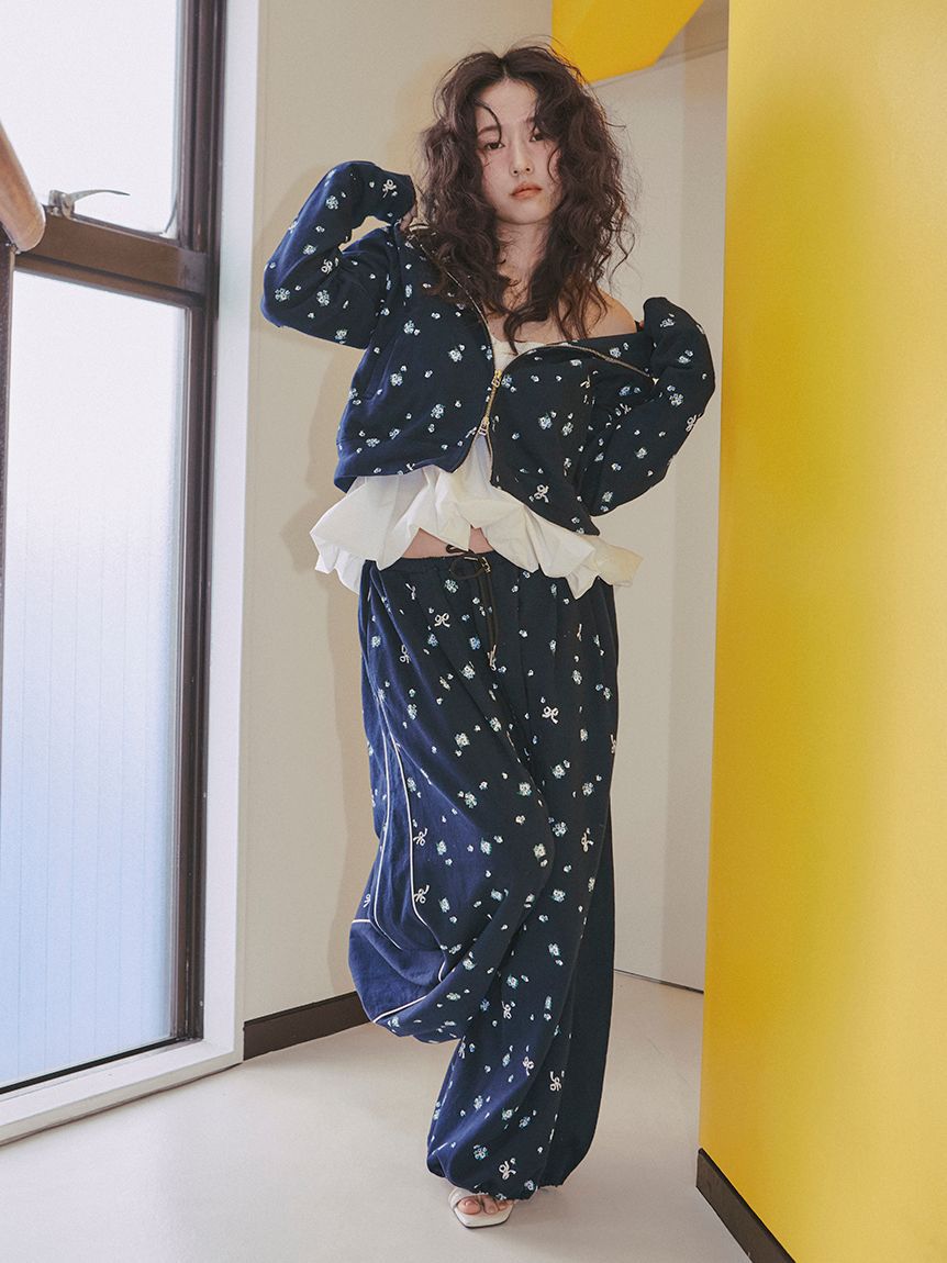 FURFUR「【限定カラー】フラワープリントパーカー」|パーカー|