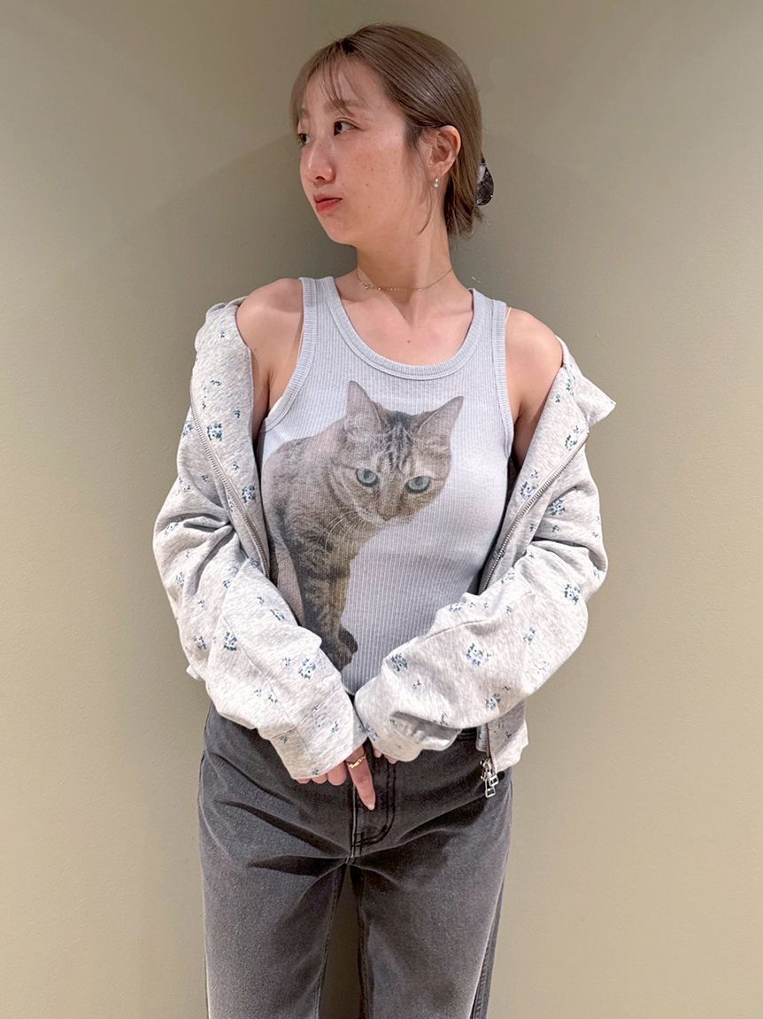 FURFUR「【限定カラー】フラワープリントパーカー」|パーカー|